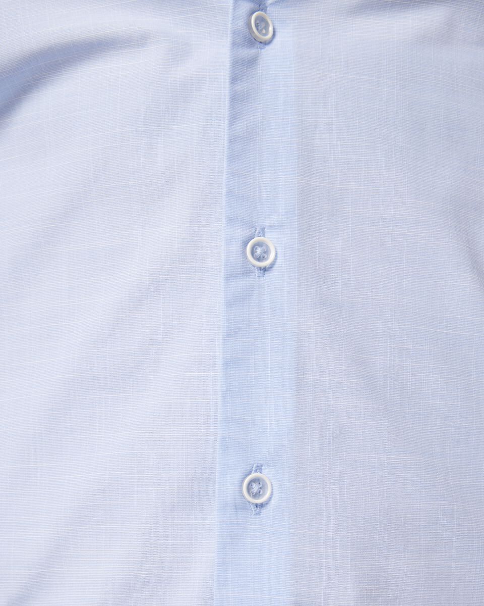 Regular Fit Long Sleeve Slub Texture Shirt